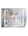 Depth effect Wallpapers - Flowers in a tunnel 3D | FEEBY