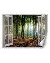 Modern Wallpapers - Window forest trees nature | FEEBY