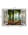 Modern Wallpapers - Window forest trees nature | FEEBY