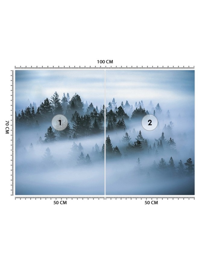 Original Wallpapers - Forest in mist | FEEBY