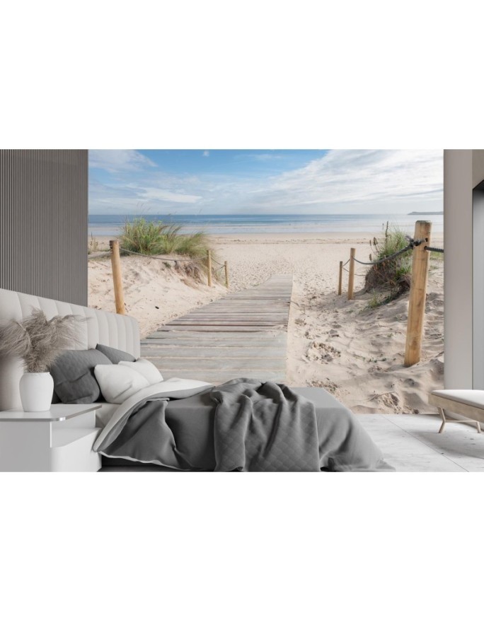 Original Wallpaper - Road to the beach landscape | FEEBY