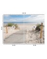Original Wallpaper - Road to the beach landscape | FEEBY