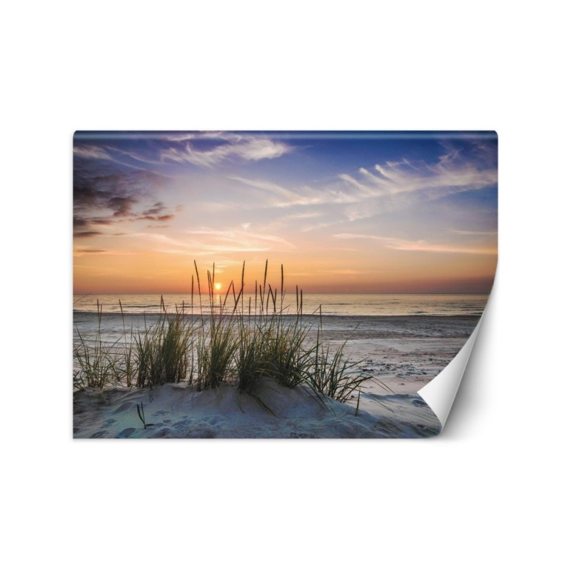 Wallpaper for living room or bedroom - Sunset on the beach | FEEBY