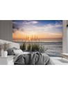 Wallpaper for living room or bedroom - Sunset on the beach | FEEBY