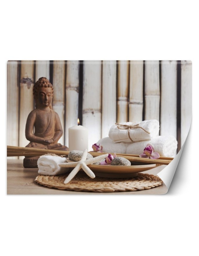Modern wall mural - Buddha spa meditation | FEEBY