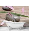 Wall mural for spa or office - Stone flower petals | FEEBY