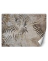 Exotic wall murals - Concrete Fern Leaf Grey | FEEBY
