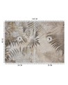 Exotic wall murals - Concrete Fern Leaf Grey | FEEBY