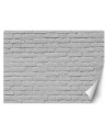 Texture wall murals - White brick wall | FEEBY