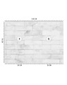Texture wall murals - White brick wall | FEEBY