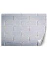 Texture wall mural - White brick wall | FEEBY