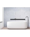Texture wall mural - White brick wall | FEEBY