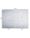 Texture wall mural - White brick wall | FEEBY