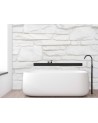 Modern wall mural - White stone wall | FEEBY