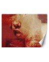 Modern wall mural - Delicate female lips abstract | FEEBY