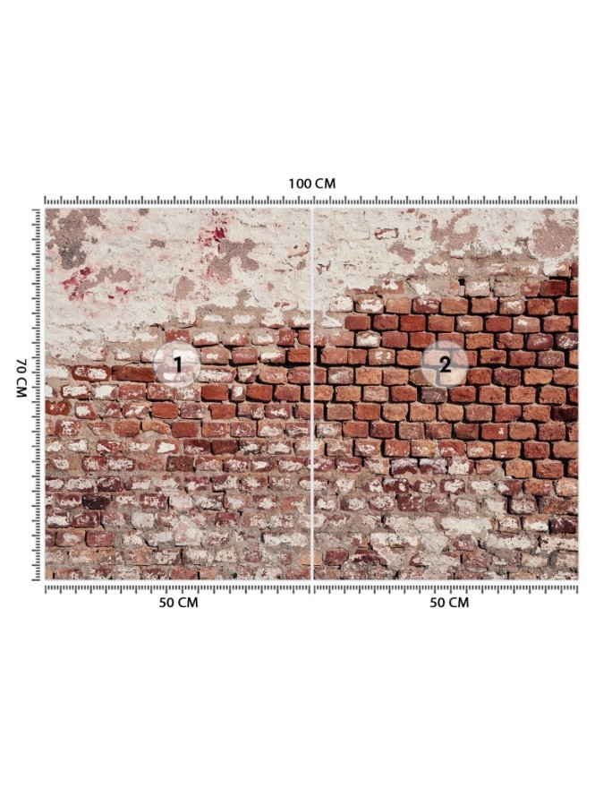 Texture wall murals - Old brick wall | FEEBY