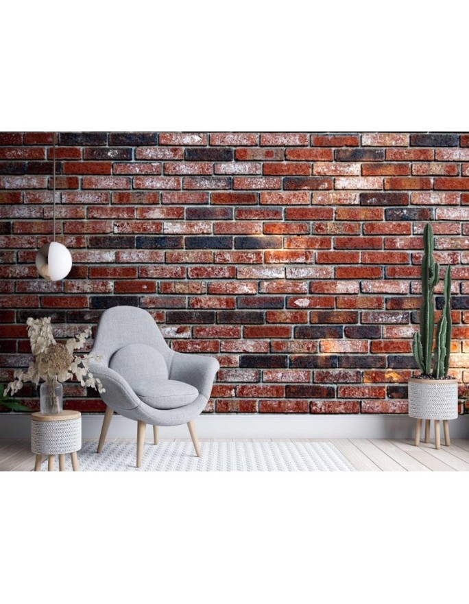 Texture wall murals - Red brick wall | FEEBY