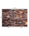 Texture wall murals - Red brick wall | FEEBY