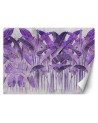 Original wall murals - Purple banana leaves | FEEBY