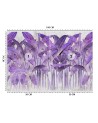 Original wall murals - Purple banana leaves | FEEBY