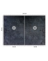 Beautiful wall murals - Blue mandala abstract | FEEBY