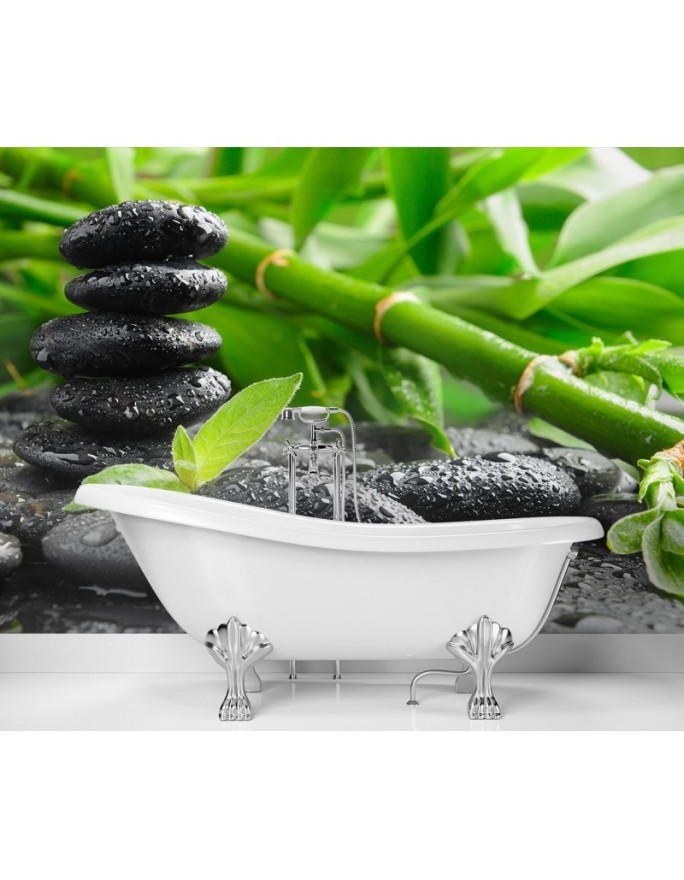 Inspirational Wallpapers - Bamboo zen stones | FEEBY