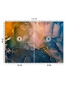Living room Wallpaper - Colourful abstract | FEEBY