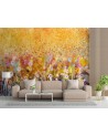 Living room Wallpaper - Meadow flowers colourful abstract | FEEBY
