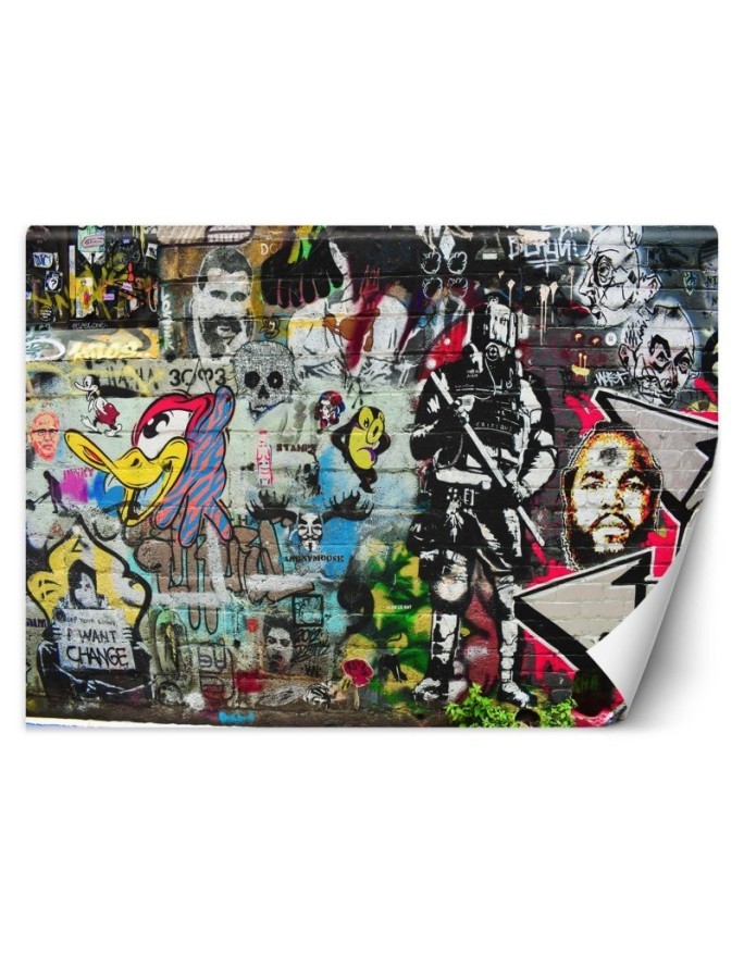 Modern Wallpapers - Graffiti coloured street art | FEEBY