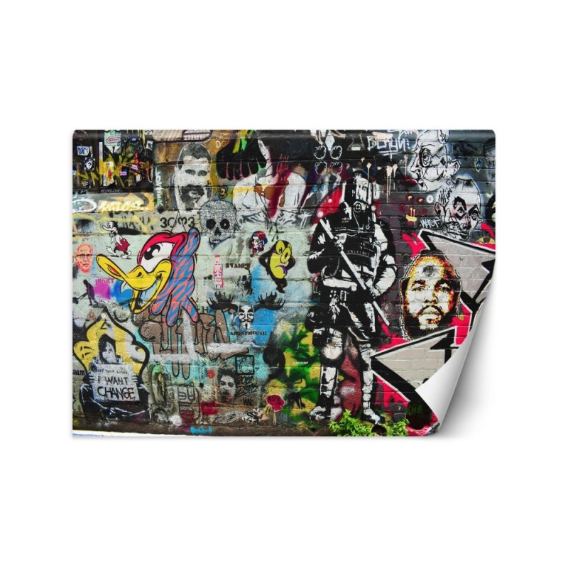 Modern Wallpapers - Graffiti coloured street art | FEEBY