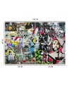 Modern Wallpapers - Graffiti coloured street art | FEEBY