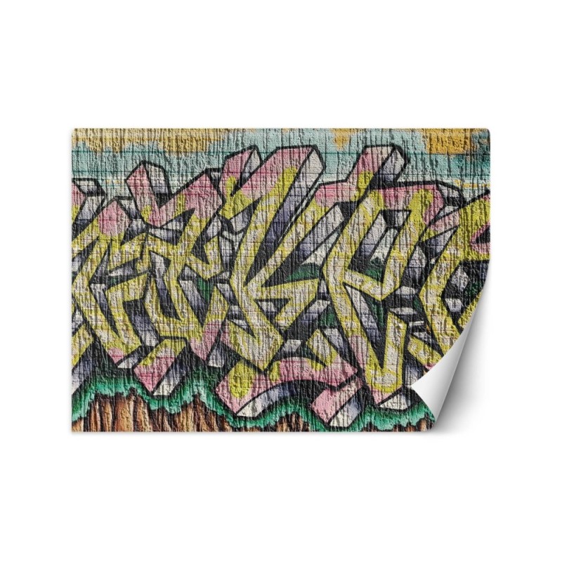 Modern murals - Coloured graffiti on concrete | FEEBY