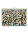 Modern murals - Coloured graffiti on concrete | FEEBY