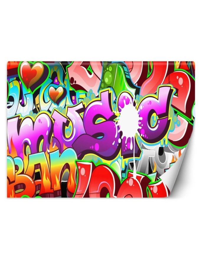 Modern Wallpapers - Coloured graffiti lettering | FEEBY