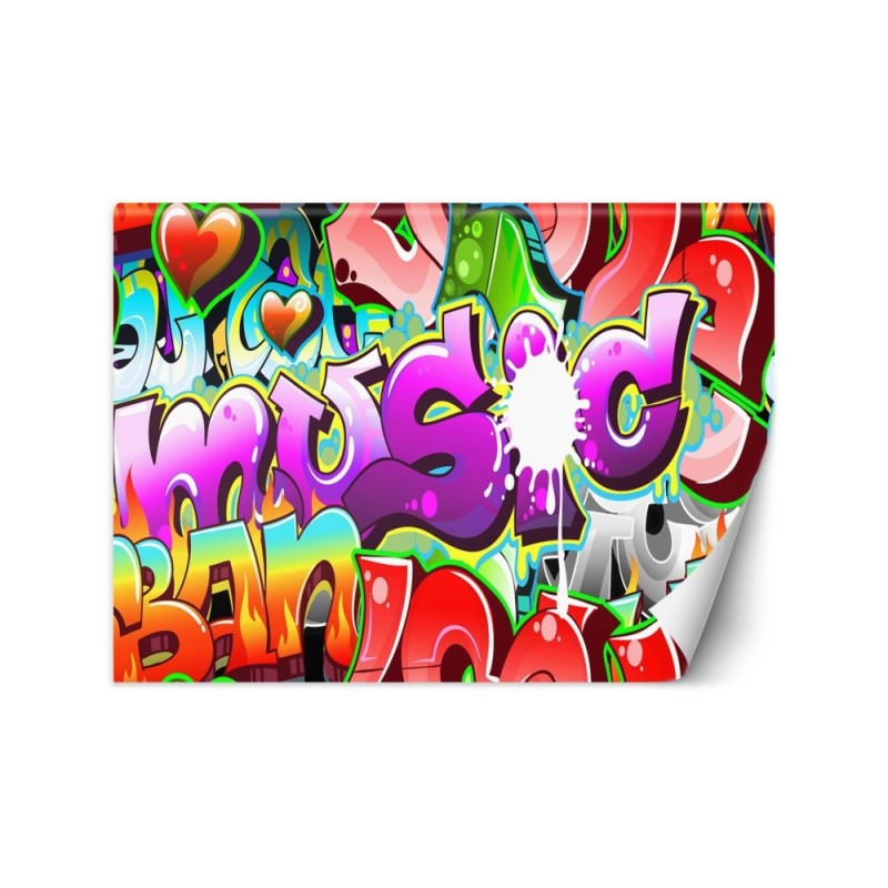 Modern Wallpapers - Coloured graffiti lettering | FEEBY