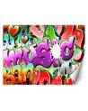 Modern Wallpapers - Coloured graffiti lettering | FEEBY