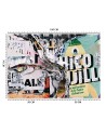 Modern wall murals - Wall grunge old torn posters | FEEBY