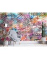 Texture wall murals - Coloured bricks | FEEBY