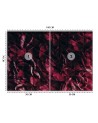 Unique wall murals - Red flower petals | FEEBY