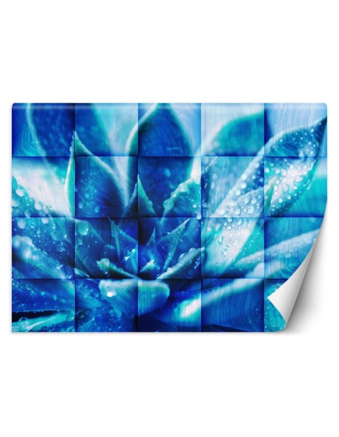 Wall mural Blue flower