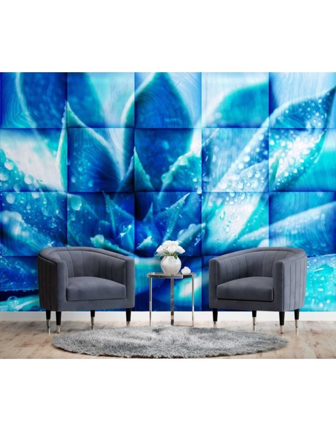 The most fashionable wall murals - Blue flower | FEEBY