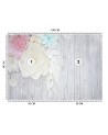 Modern wall murals - Wood and flowers | FEEBY