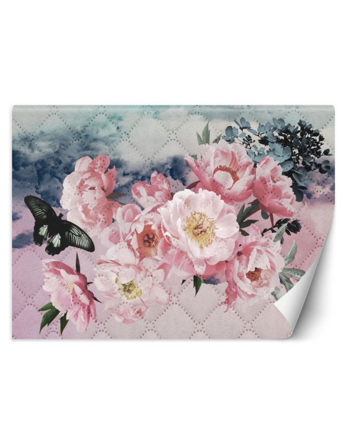 Wall mural Peony and Butterfly