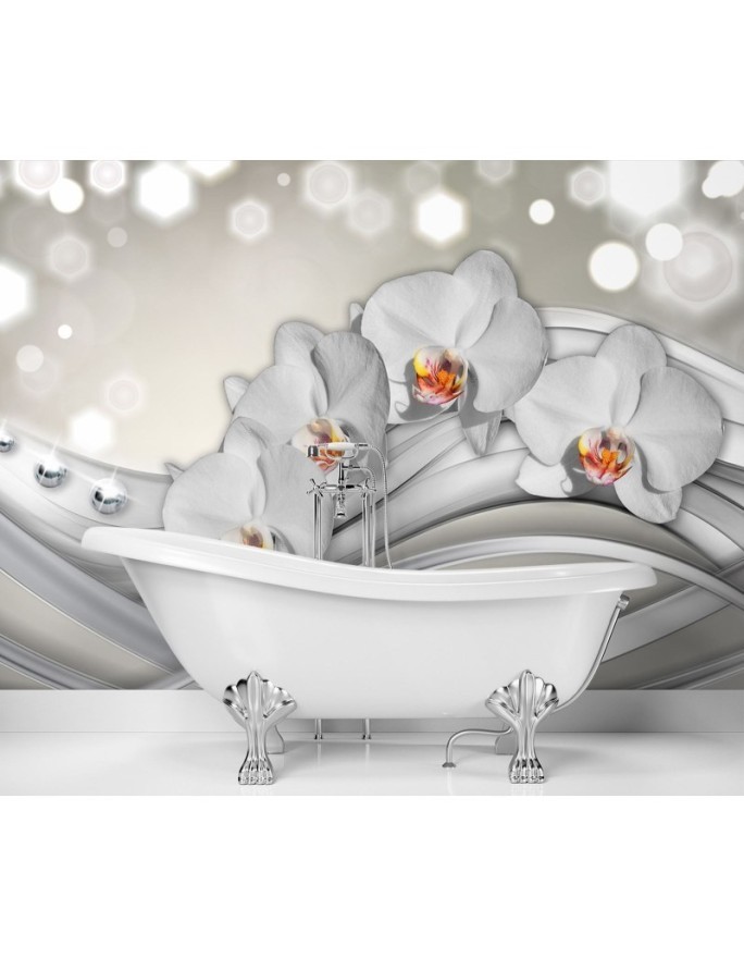 Modern wall mural - Orchid abstract | FEEBY