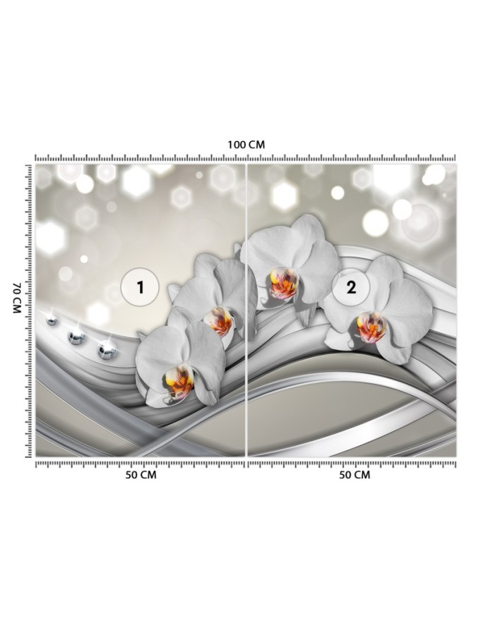 Modern wall mural - Orchid abstract | FEEBY