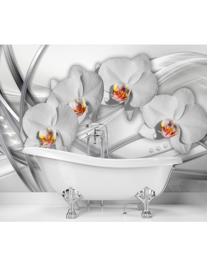 Modern wall mural - Orchid abstract | FEEBY
