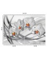 Modern wall mural - Orchid abstract | FEEBY