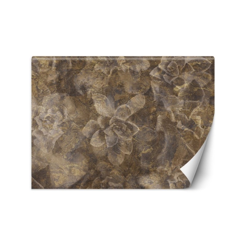 Original wall murals - Flowers in gold | FEEBY