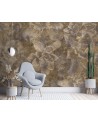 Original wall murals - Flowers in gold | FEEBY
