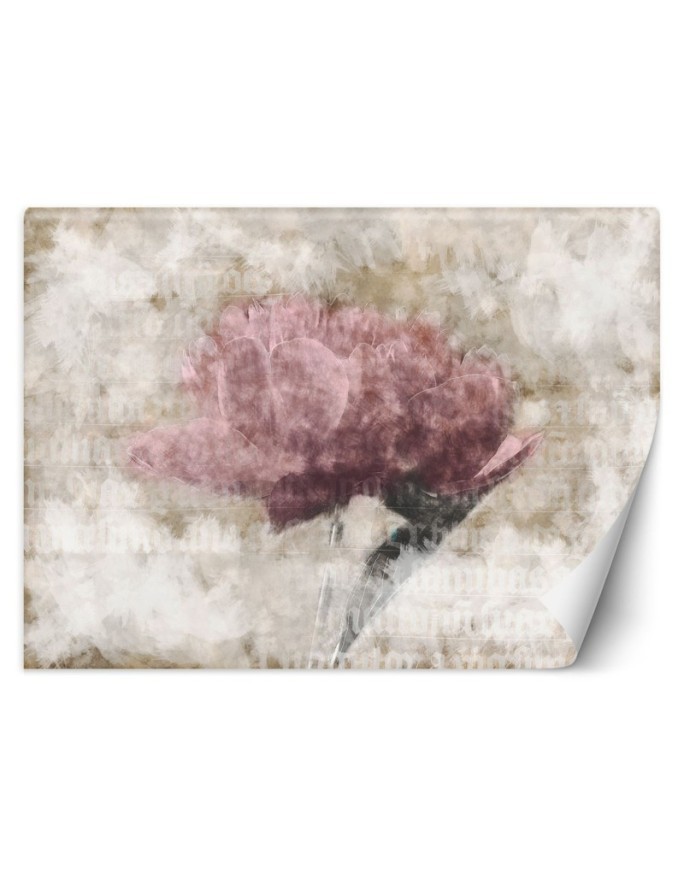 Beautiful wall murals - Abstract flowers in pastels | FEEBY